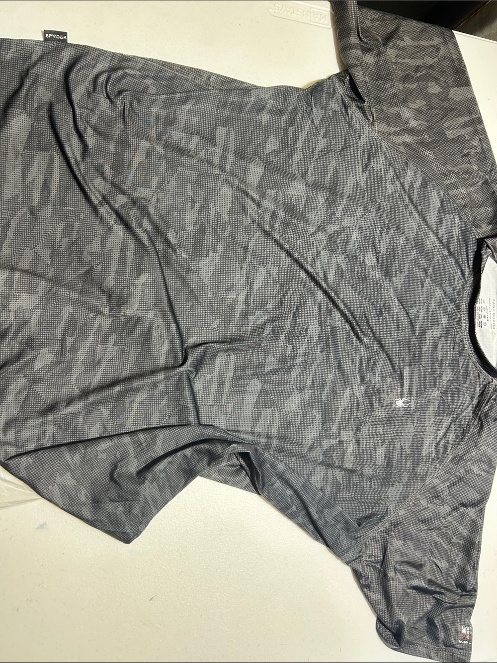 Gray Camouflage Performance Tee
